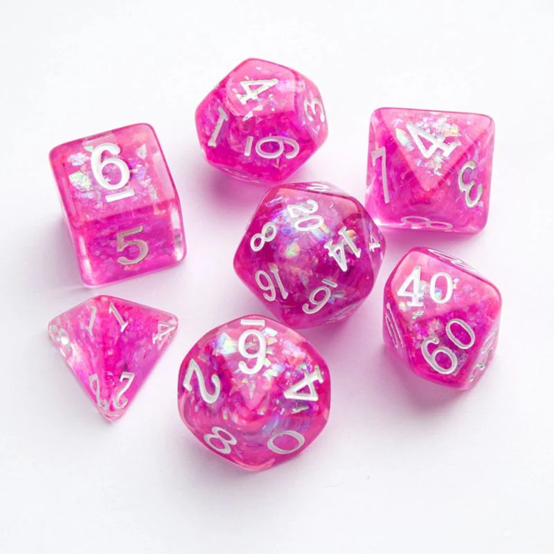 Gamegenic: Candy-like Series: Rasberry RPG Dice Set (7pcs) - Image 2