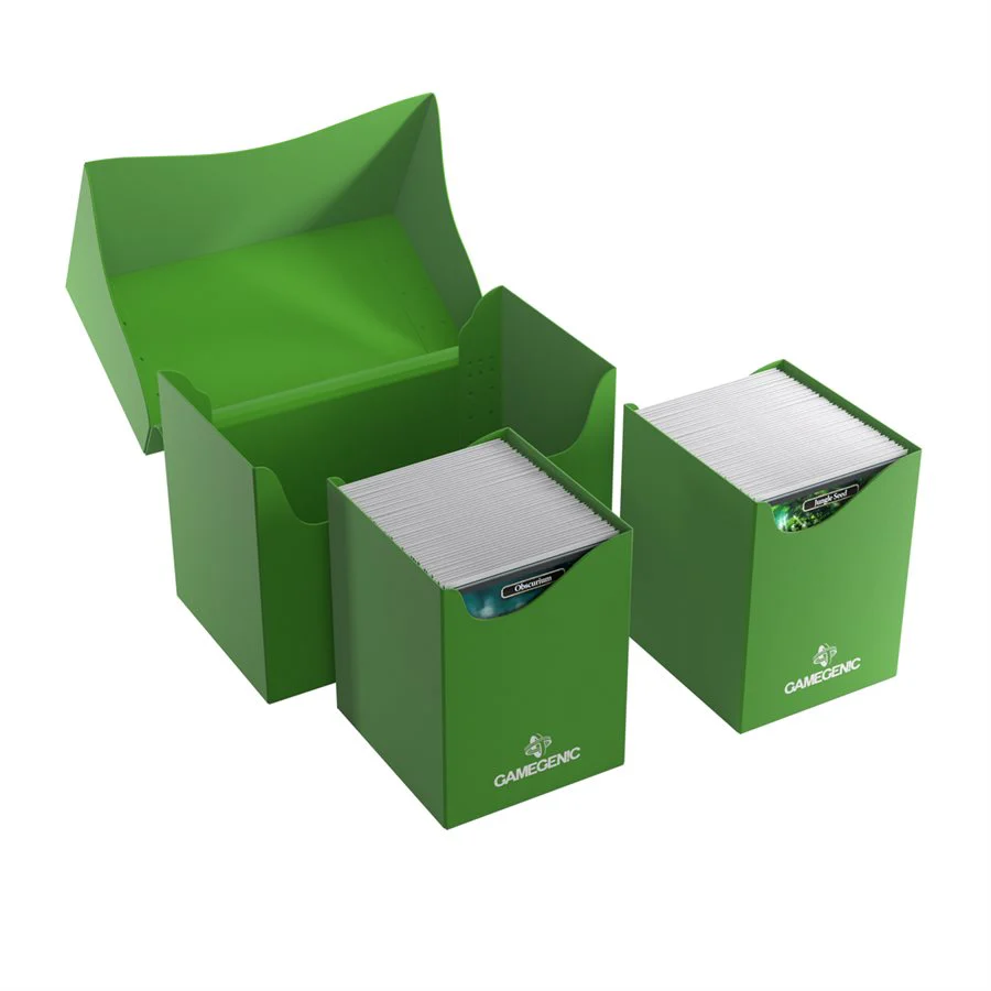 Gamegenic: Double Deck Holder - 200+ XL: Green (200ct) - Image 2