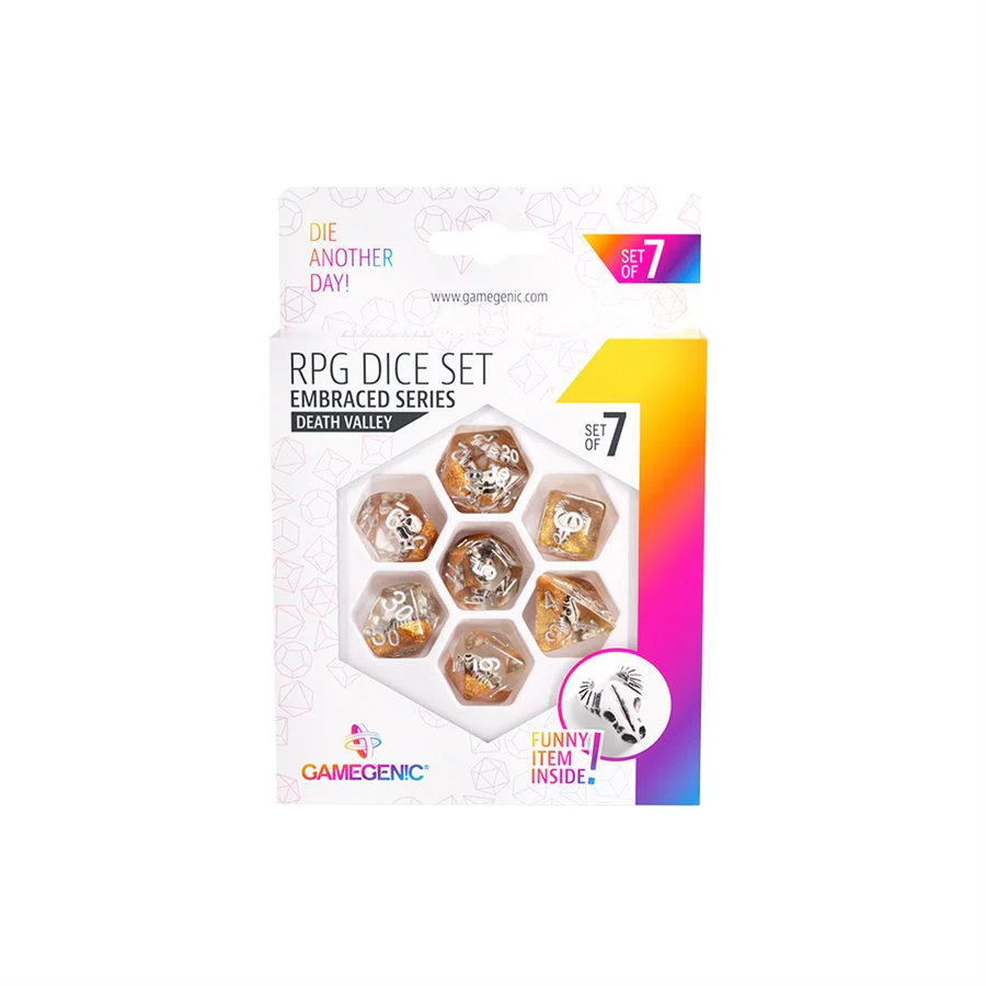 Gamegenic: Embraced Series: Death Valley Dice Set (7pcs)