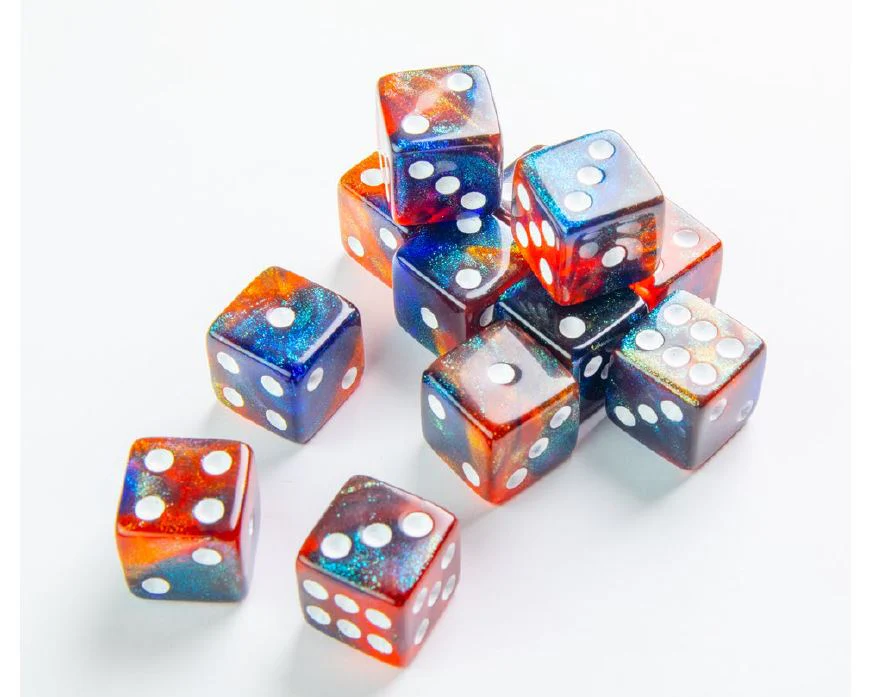 Gamegenic: Galaxy Series 16mm d6 Set: Mars (12ct)