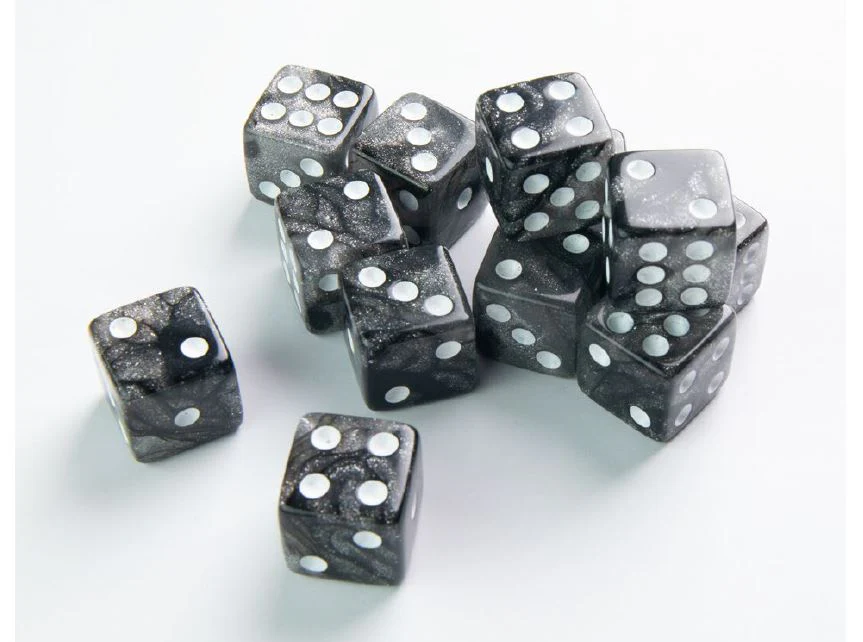 Gamegenic: Galaxy Series 16mm d6 Set: Moon (12ct)