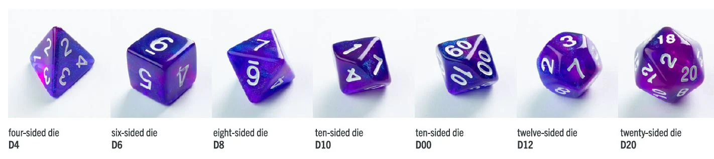 Gamegenic: Galaxy Series: Nebula Dice Set (7pcs) - Image 3