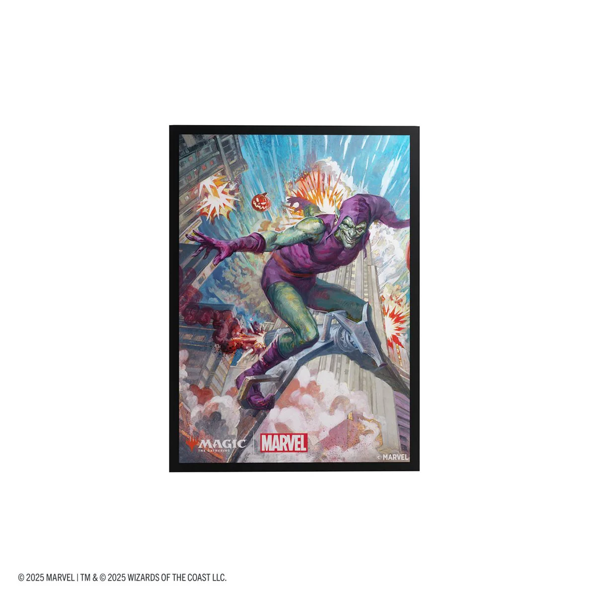 Gamegenic - Magic: The Gathering: Marvel's Spider-Man Premium Art Sleeves (105ct): Green Goblin - Image 2
