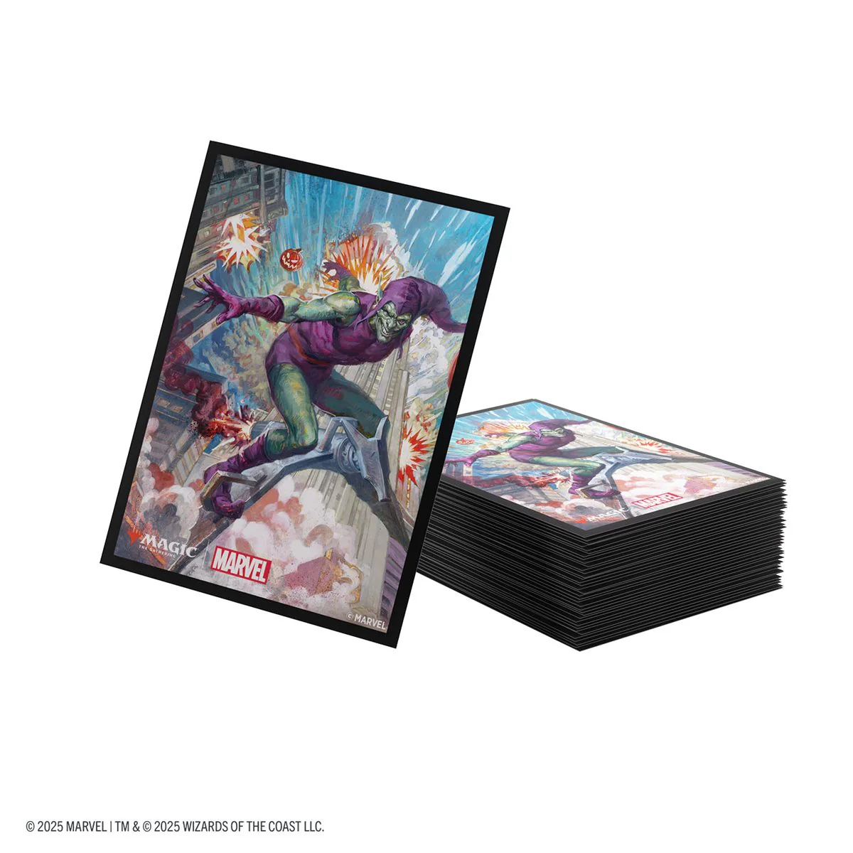 Gamegenic - Magic: The Gathering: Marvel's Spider-Man Premium Art Sleeves (105ct): Green Goblin - Image 3