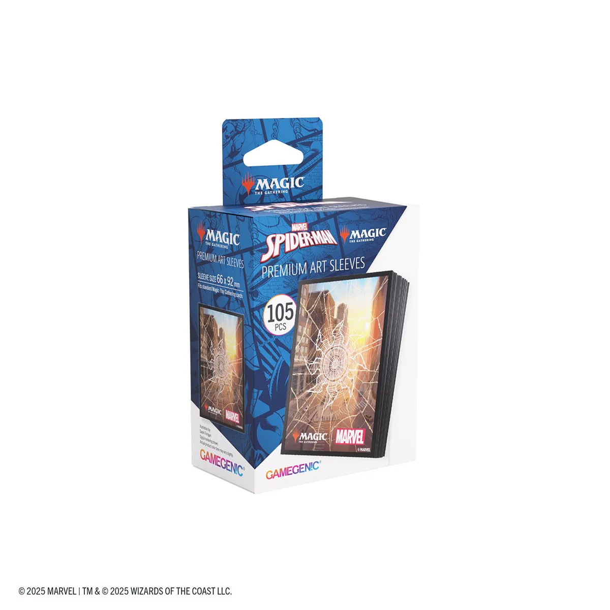 Gamegenic - Magic: The Gathering: Marvel's Spider-Man Premium Art Sleeves (105ct): Spider-Man Plains