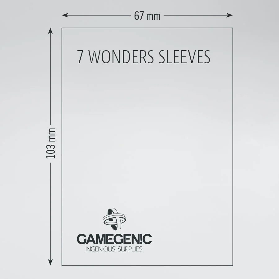 Gamegenic - Matte 7 Wonders Sleeves (80ct) (Repackaging) - Image 2