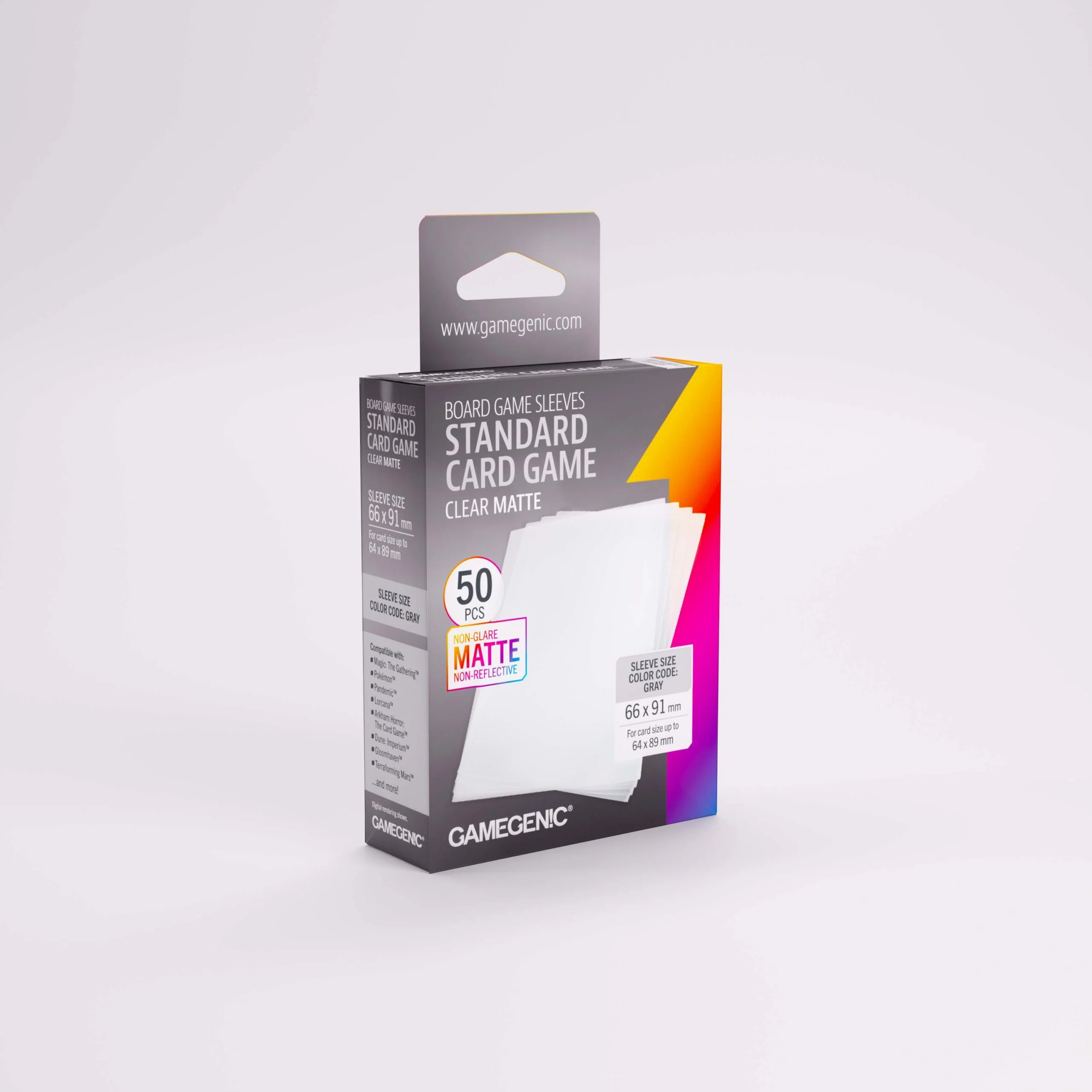 Gamegenic - Matte Standard Card Game Sleeves (50ct) (Repackaging)