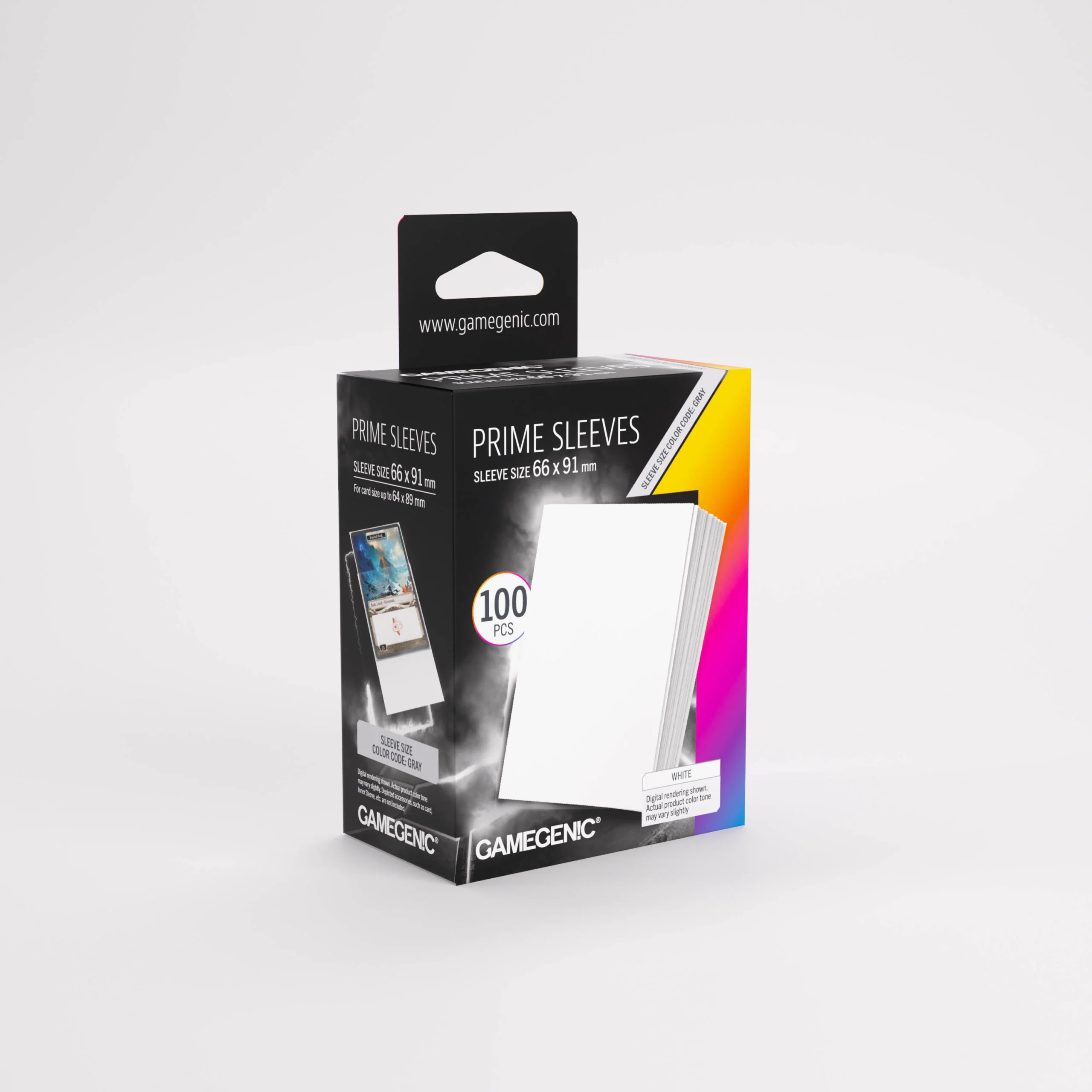Gamegenic - Prime Sleeves: White (100ct) (Repackaging)
