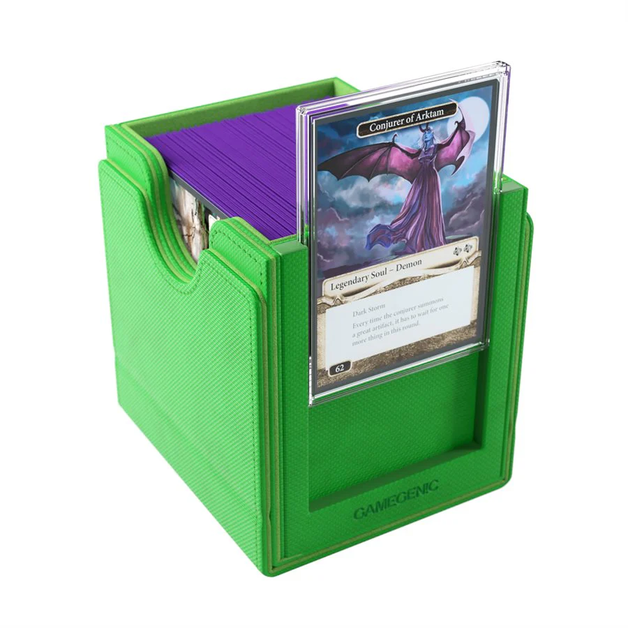 Gamegenic: Sidekick Pro XL Deck Box - Green (100ct) - Image 2