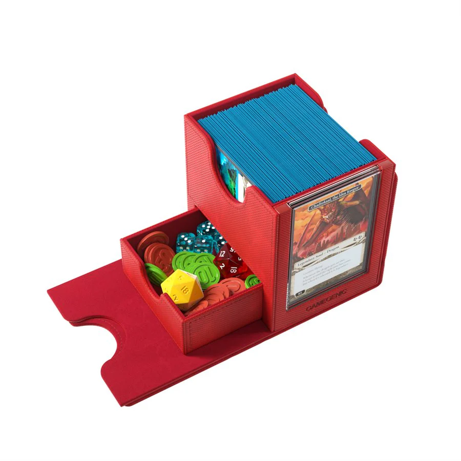 Gamegenic: Sidekick Pro XL Deck Box - Red (100ct) - Image 3