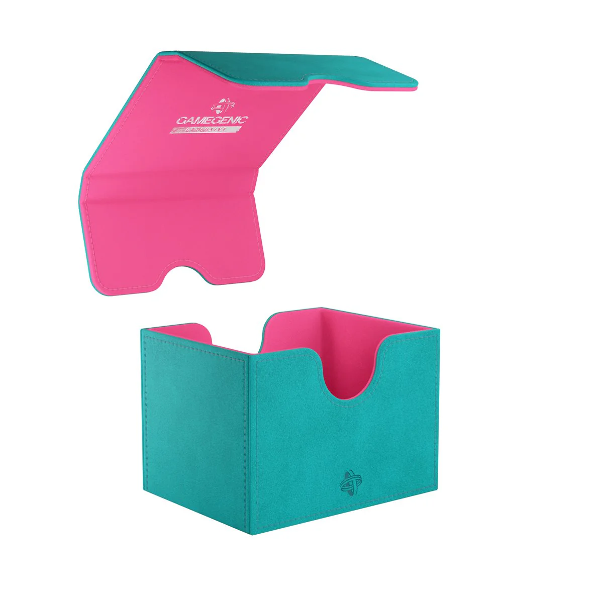 Gamegenic: Sidekick XL Deck Box - Teal / Pink (100ct) - Image 2