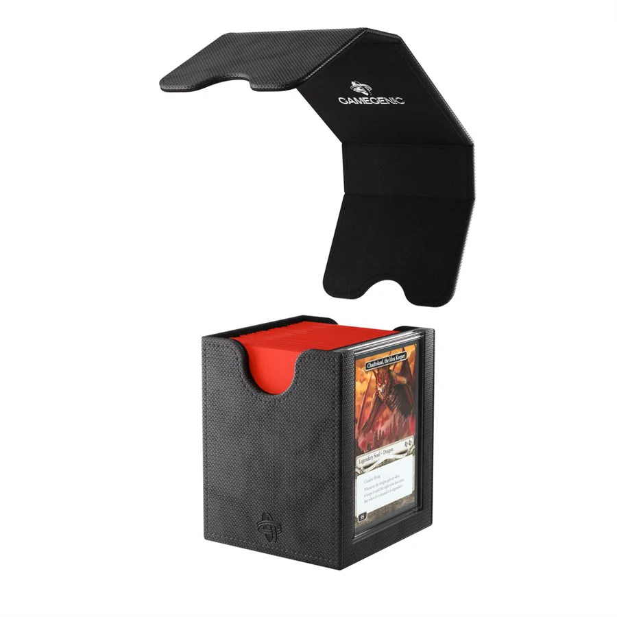 Gamegenic: Squire Plus XL Deck Box - Black (100ct) - Image 2