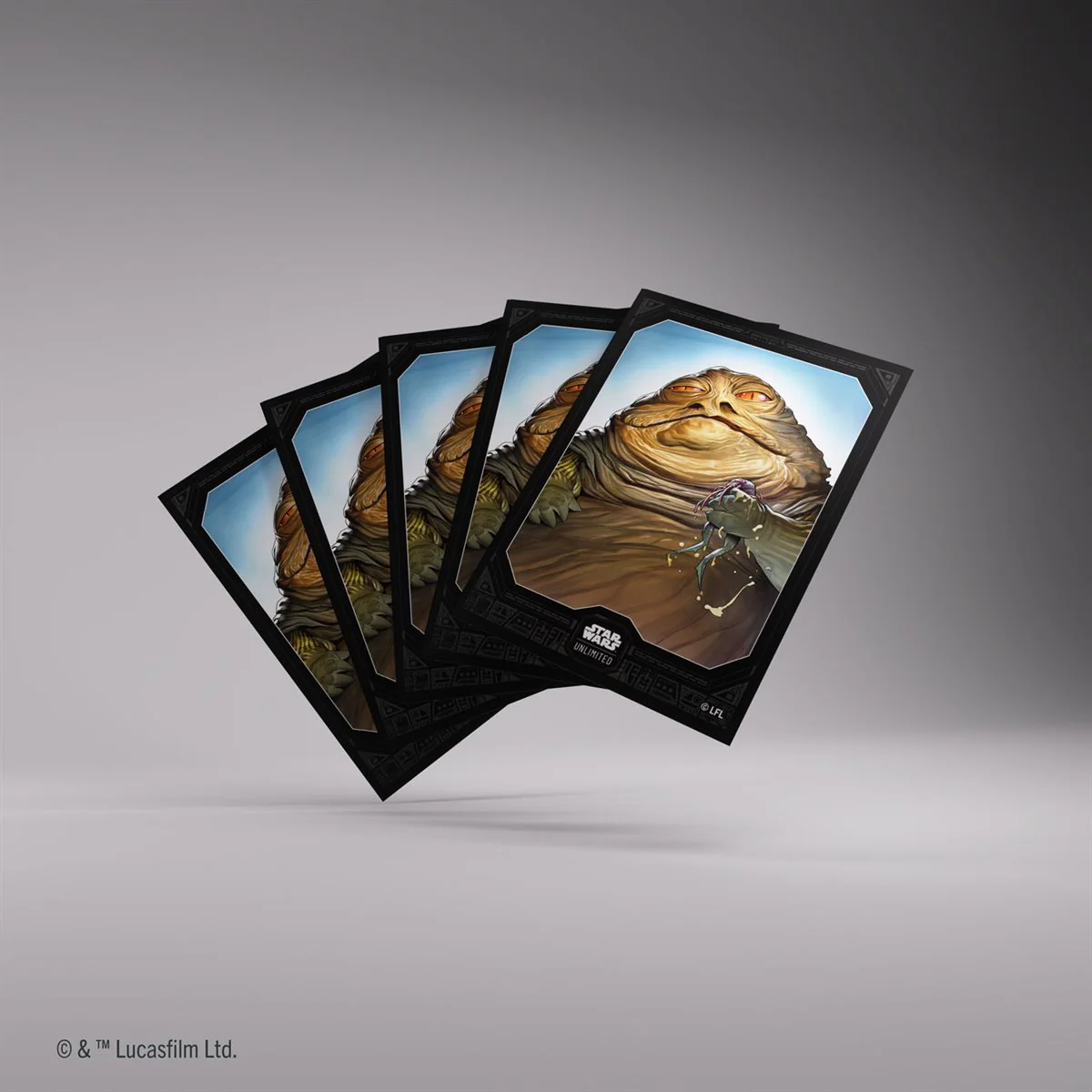 Gamegenic - Star Wars: Unlimited - A Lawless Time - Art Sleeve: Jabba the Hutt (60ct) - Image 2