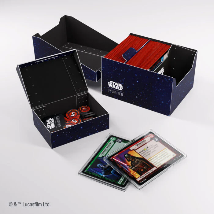 Gamegenic: Star Wars: Unlimited Twin Sun Soft Crate: Card Back Blue - Image 3