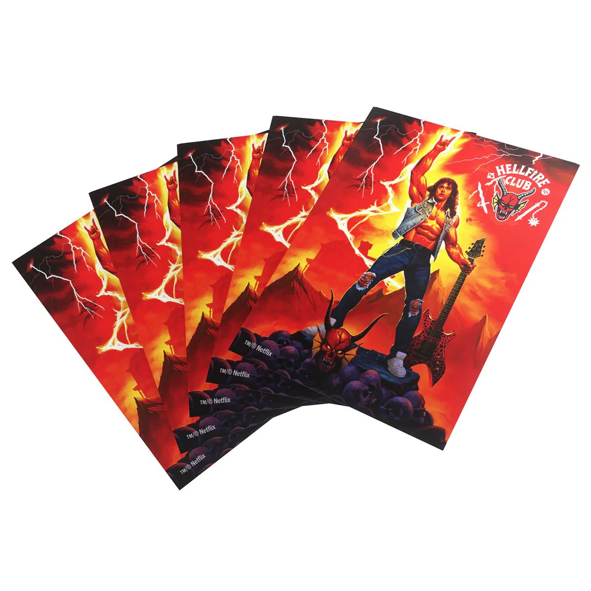 Gamegenic: Stranger Things: Hellfire Club Art Sleeves: Eddie Munson (50ct) - Image 2