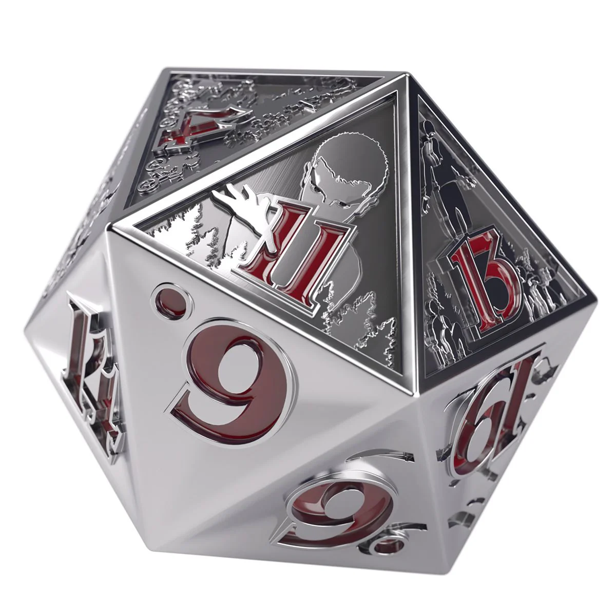 Gamegenic: Stranger Things - Hellfire Club Premium Metal D20 Die