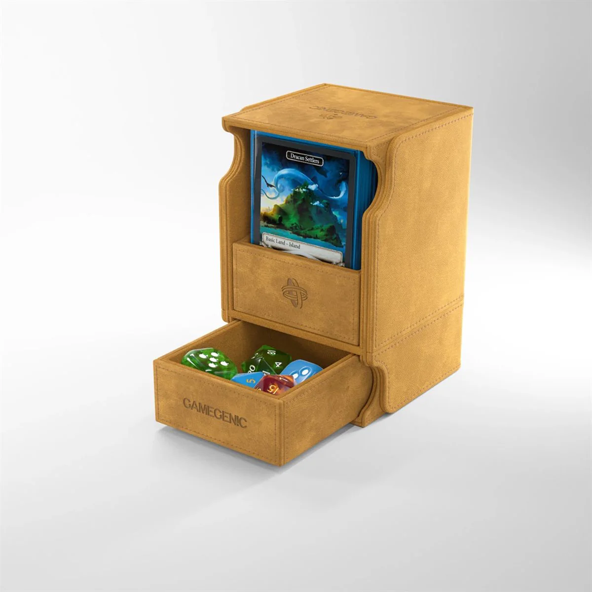 Gamegenic: Watchtower XL Convertible Deck Box - Sand (100ct) - Image 5