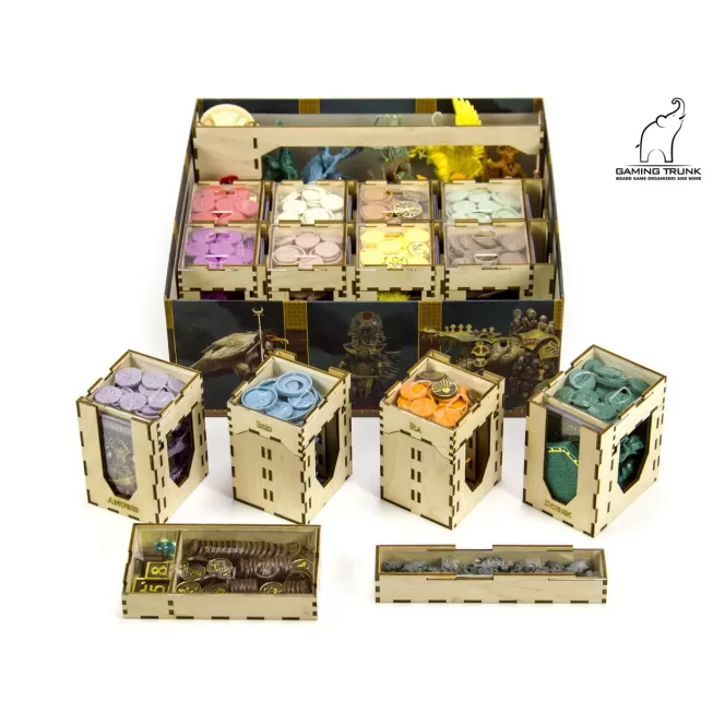 Gaming Trunk - Ankh Organizer for Ankh: Gods of Egypt (Natural) - Image 2
