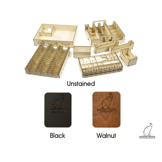 Gaming Trunk - Frost Tavern Organizer w/o Map Tiles Tray for Frosthaven (Natural) - Image 5
