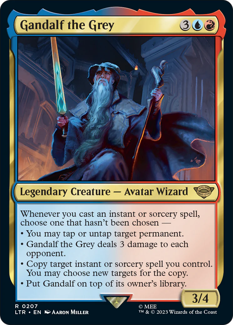 Gandalf the Grey (LTR-207) - The Lord of the Rings: Tales of Middle-earth [Rare]