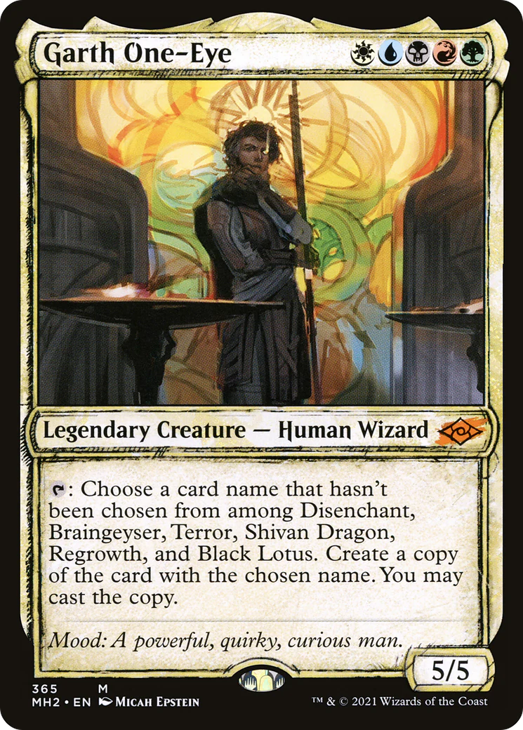 Garth One-Eye (MH2-365) - Modern Horizons 2: (Showcase) Foil [Mythic]