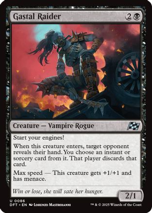 Gastal Raider (DFT-086) - Aetherdrift Foil [Uncommon]