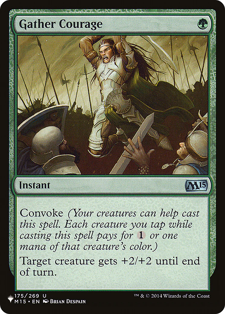 Gather Courage (PLST-M15-175) - The List [Uncommon]