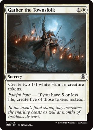 Gather the Townsfolk (INR-023) - Innistrad Remastered [Common]