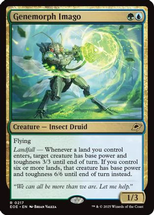 Genemorph Imago (EOE-217) - Edge of Eternities Foil [Rare]