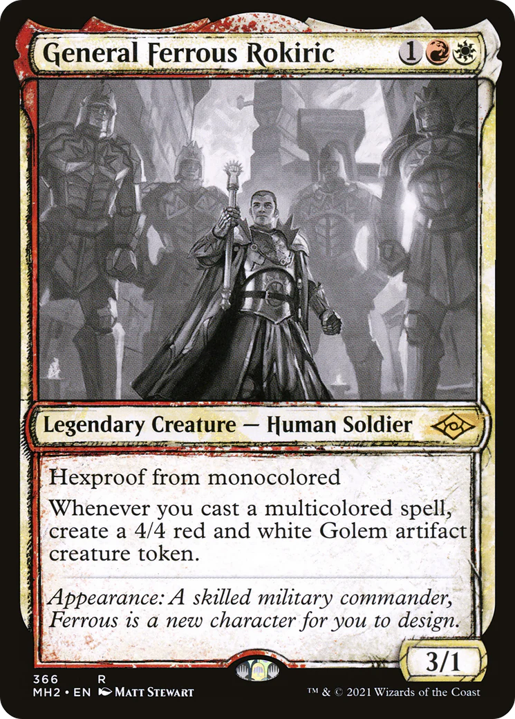 General Ferrous Rokiric (MH2-366) - Modern Horizons 2: (Showcase) [Rare]