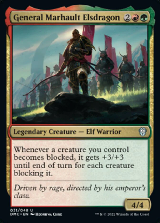 General Marhault Elsdragon (DMC-031) - Dominaria United Commander [Uncommon]
