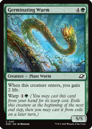 Germinating Wurm (EOE-187) - Edge of Eternities [Common]