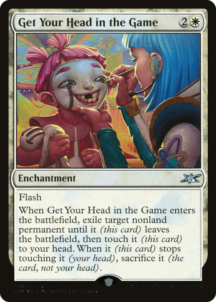 Get Your Head in the Game (UNF-296) - Unfinity Galaxy Foil [Uncommon]