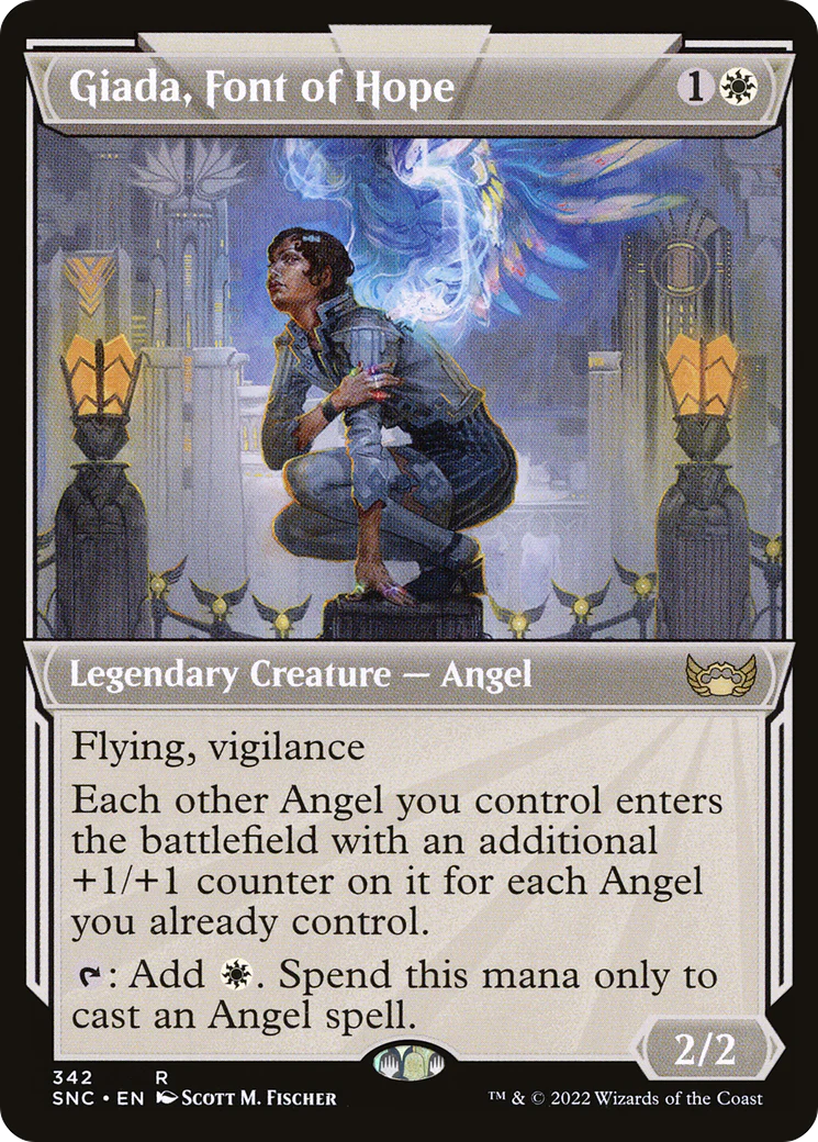 Giada, Font of Hope (SNC-342) - Streets of New Capenna: (Showcase) Foil [Rare]