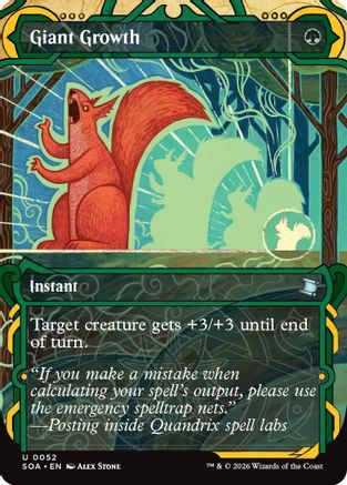 Giant Growth (SOA-052) - Secrets of Strixhaven: Mystical Archive [Uncommon]