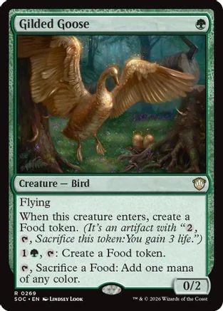 Gilded Goose (SOC-269) - Commander: Secrets of Strixhaven [Rare]