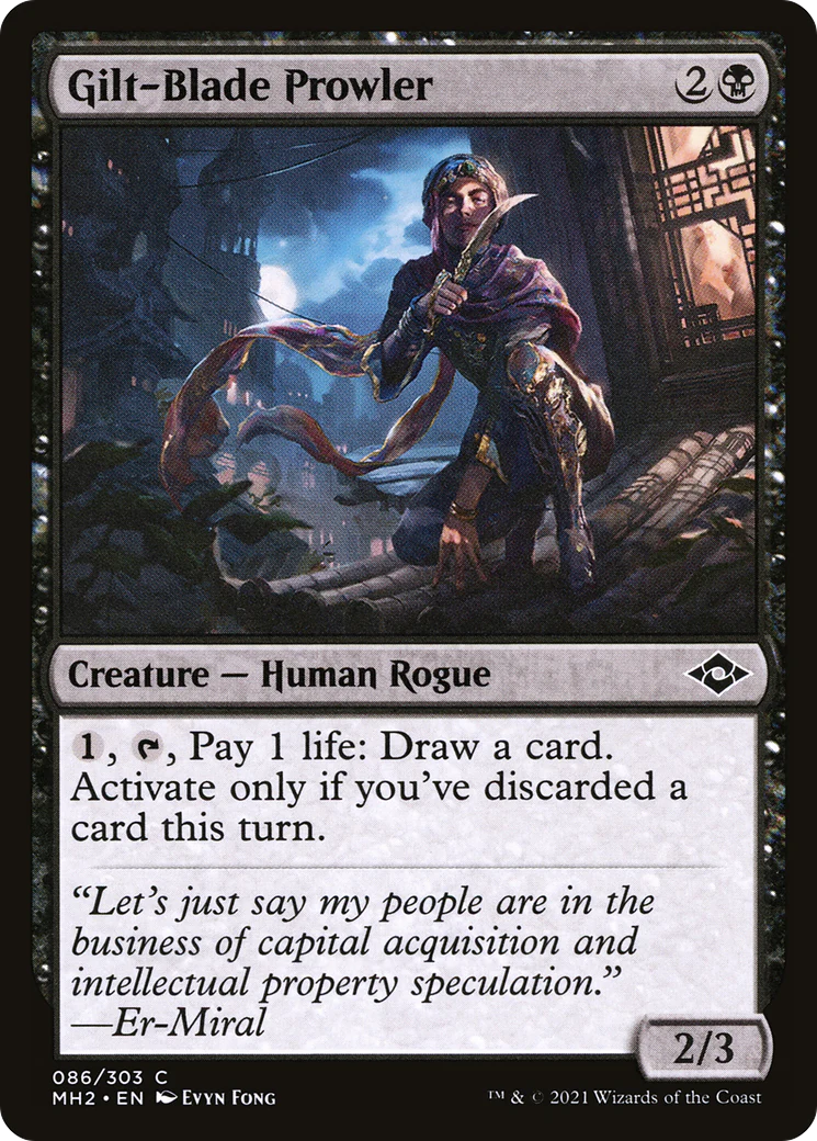 Gilt-Blade Prowler (MH2-086) - Modern Horizons 2 Foil [Common]