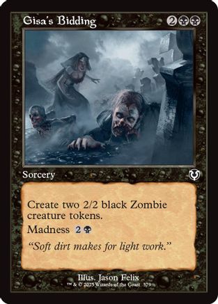 Gisa's Bidding (Retro Frame) (INR-379) - Innistrad Remastered [Common]