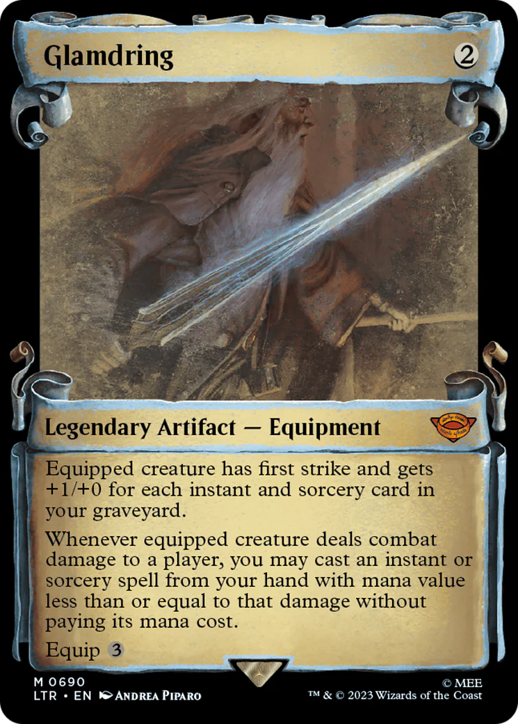 Glamdring (LTR-690) - The Lord of the Rings: Tales of Middle-earth: (Showcase) Scroll [Mythic]