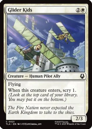 Glided Kids (TLA-021) - Avatar: The Last Airbender Foil [Common]