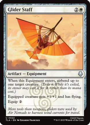 Glider Staff (TLA-022) - Avatar: The Last Airbender Foil [Uncommon]
