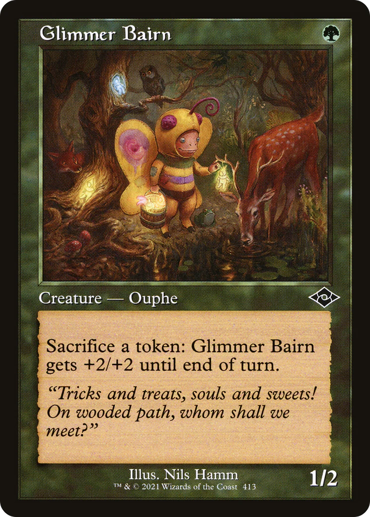 Glimmer Bairn (MH2-413) - Modern Horizons 2 Etched Foil [Common] Retro Frame