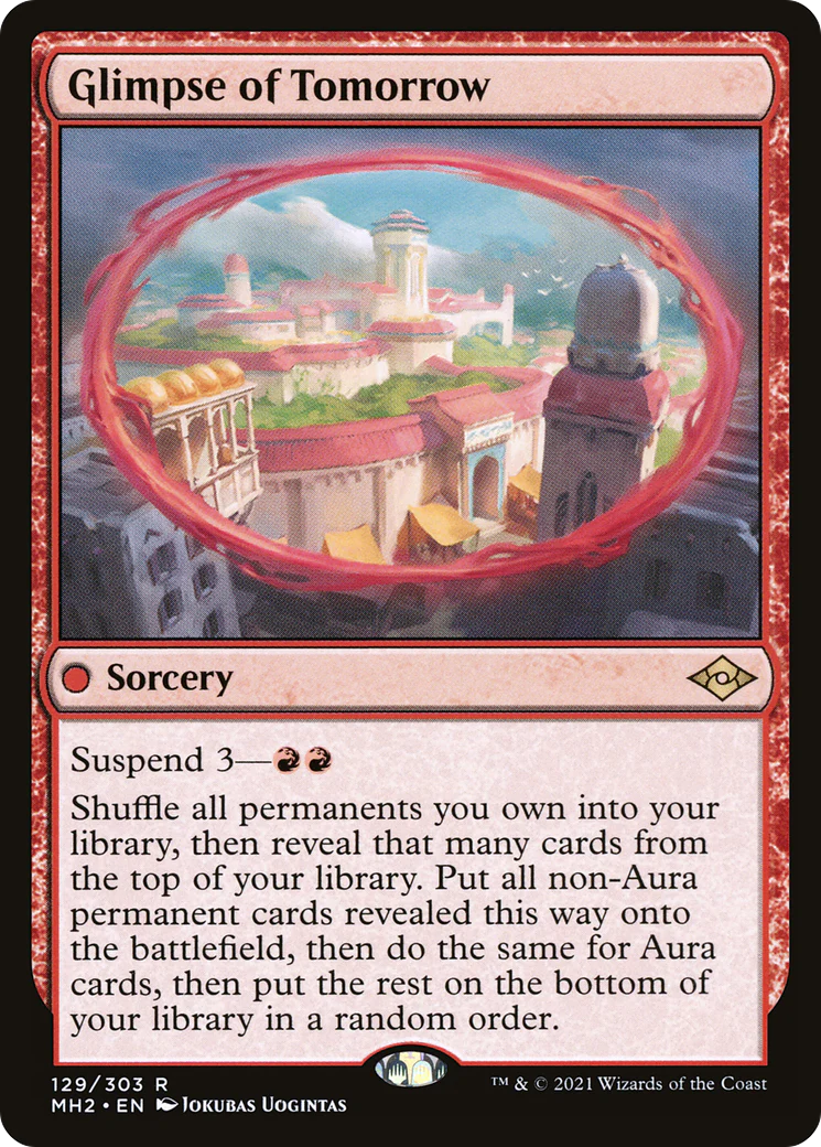 Glimpse of Tomorrow (MH2-129) - Modern Horizons 2 Foil [Rare]