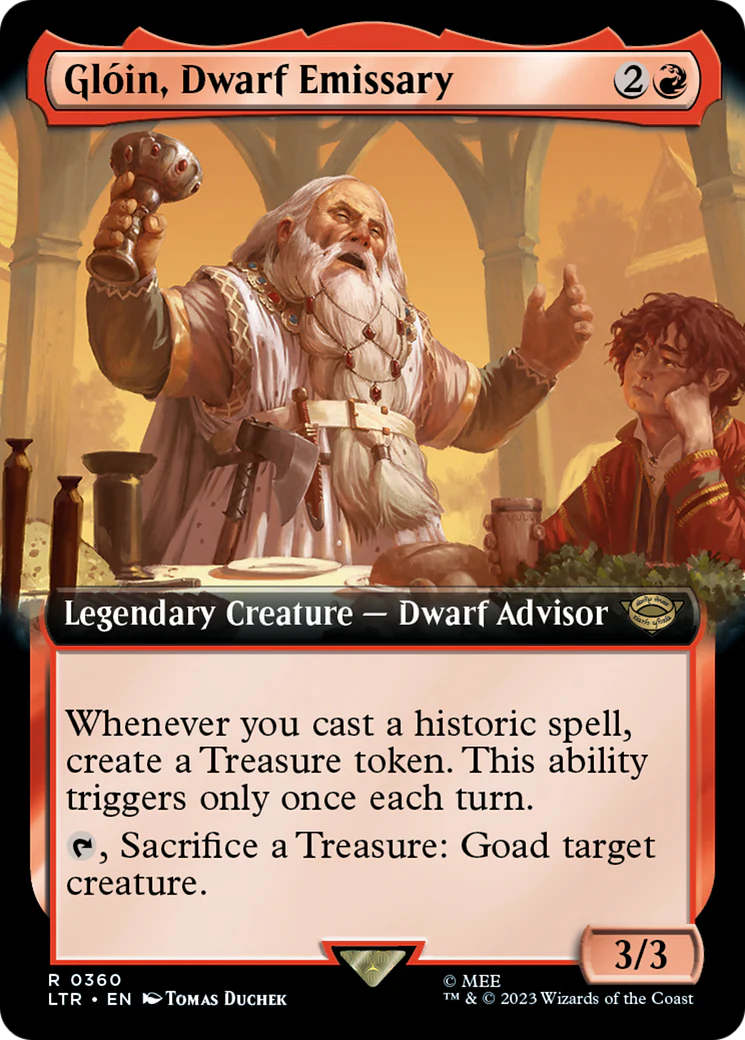 Glóin, Dwarf Emissary (LTR-360) - The Lord of the Rings: Tales of Middle-earth: (Extended Art) [Rare]