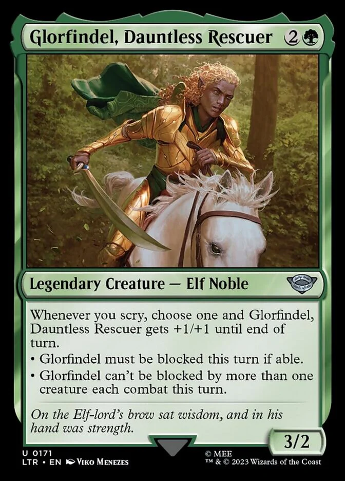 Glorfindel, Dauntless Rescuer (LTR-171) - The Lord of the Rings: Tales of Middle-earth [Uncommon]
