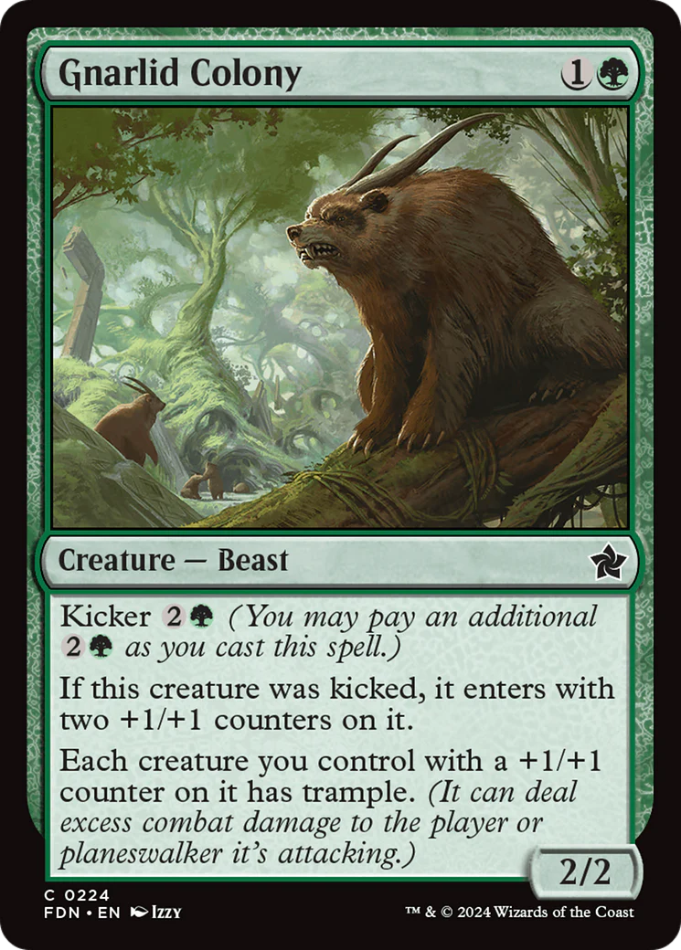 Gnarlid Colony (FDN-224) - Foundations Foil [Common]