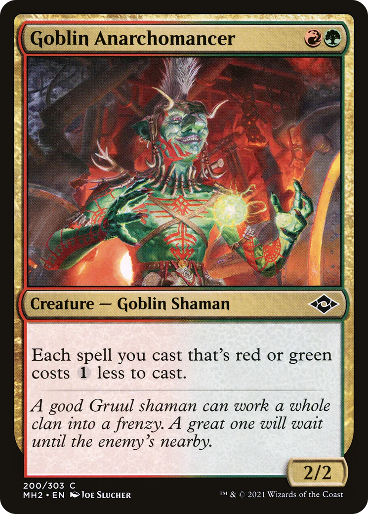 Goblin Anarchomancer (MH2-200) - Modern Horizons 2 Foil [Common]