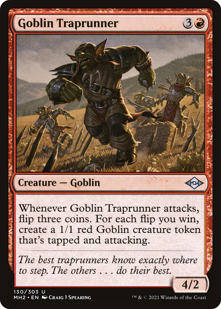 Goblin Traprunner (MH2-130) - Modern Horizons 2 [Uncommon]