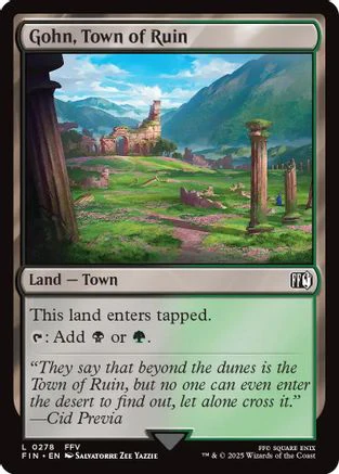 Gohn, Town of Ruin (FIN-278) - FINAL FANTASY [Land]