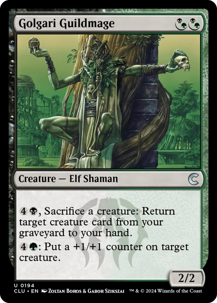 Golgari Guildmage (CLU-194) - Ravnica: Clue Edition [Uncommon]